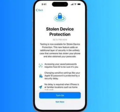 沙坡头苹果授权维修店分享被盗设备保护功能开启方法 