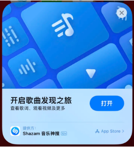 沙坡头苹果14维修站分享iPhone14音乐识别功能使用方法 